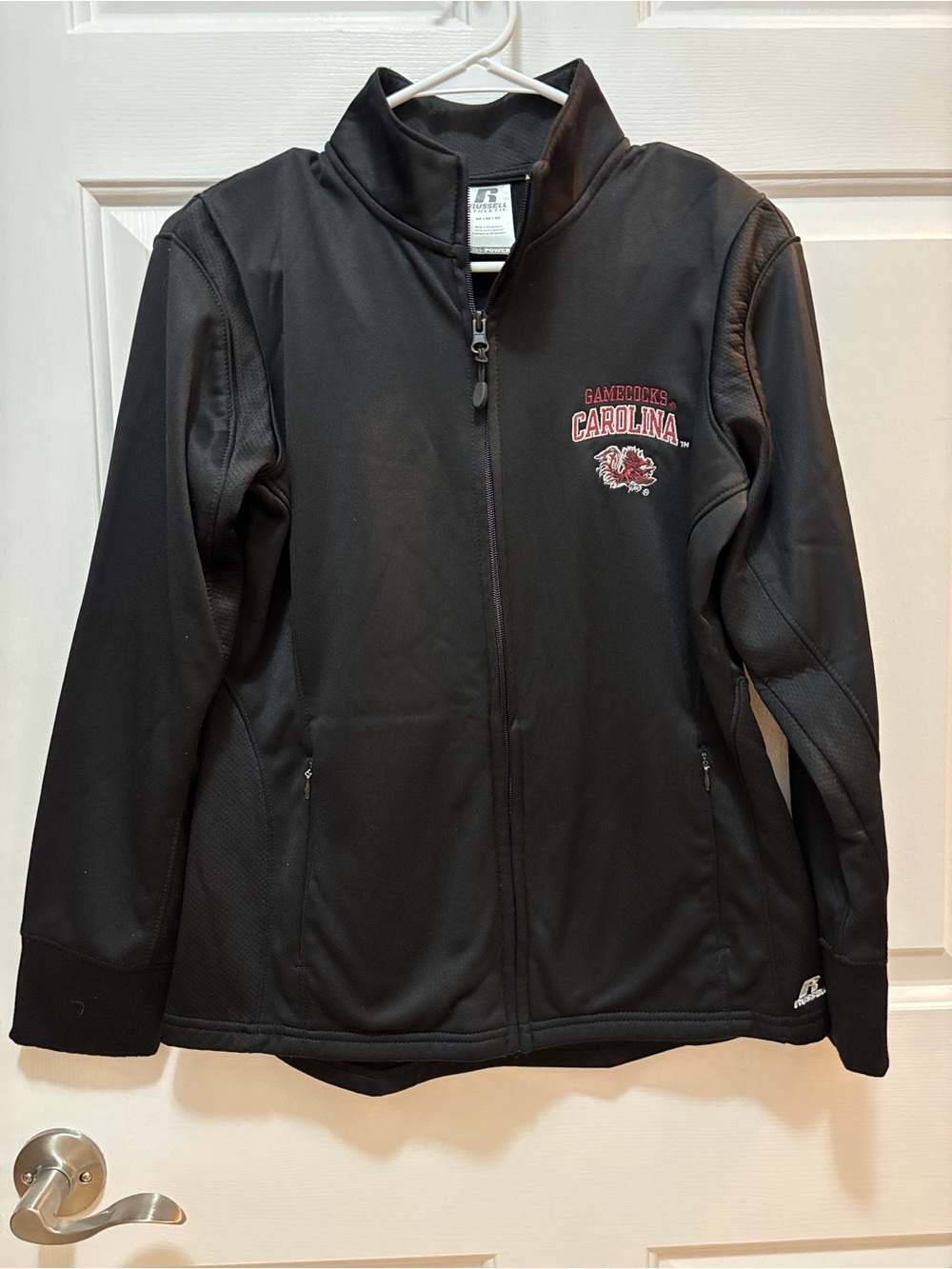 Gamecocks Russell Athletic Black Carolina Full-Zip Jacket M EUC